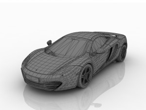 mclaren mp4 Modelo 3D