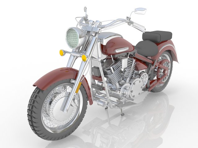 motorcycle 3D 모델 .c4d .max .obj .3ds .fbx .stl .blend 