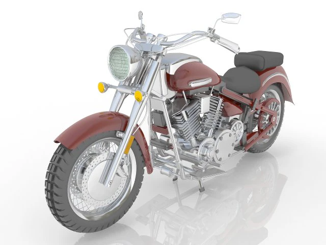 motorcycle 3D Model .c4d .max .obj .3ds .fbx .stl .blend 