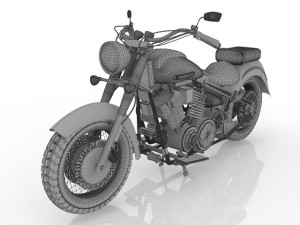 motorcycle 3D 모델