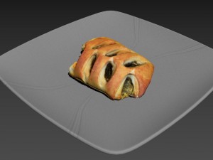 burikas dish Modello 3D