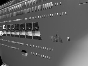 big cruise liner 3D Model