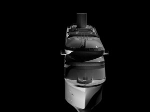 big cruise liner 3D Model