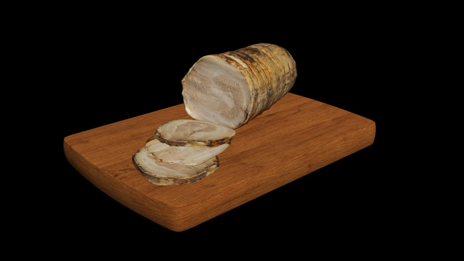 cold boiled pork 3D Model .c4d .max .obj .3ds .fbx .stl .blend 
