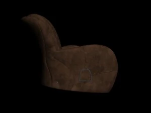 quilted leather chair 3D Model