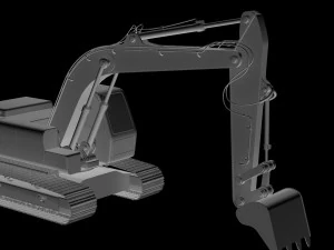 koparka-koparka Model 3D