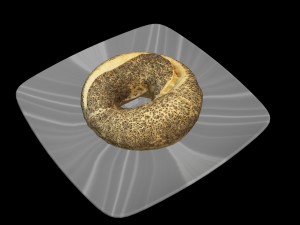 bun with sprinkle Model 3D