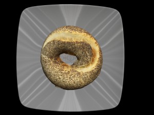 bun with sprinkle Modelo 3D