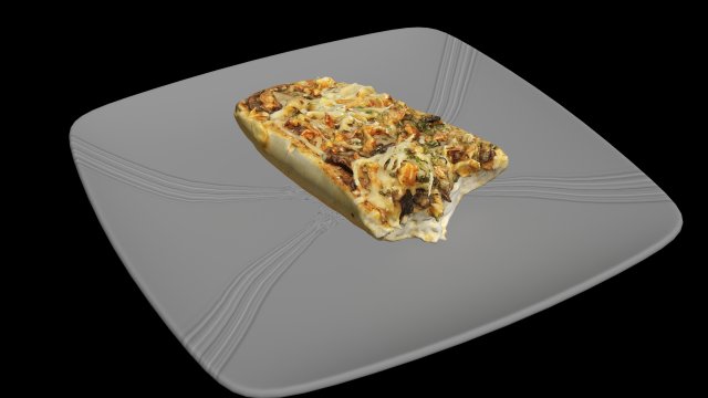 open sandwich 3D Model .c4d .max .obj .3ds .fbx .stl .blend 