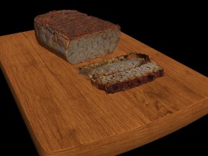 baked beef Model 3D