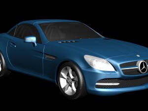 2012 mercedes-benz slk-class r172 3D Model