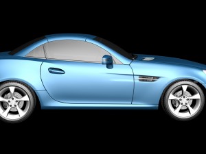 2012 mercedes-benz slk-class r172 3D-Modell