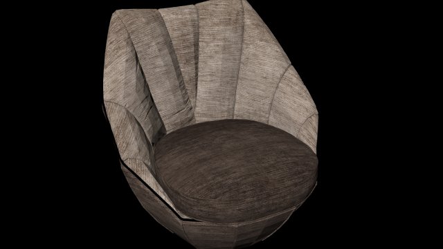 armchair 3D Model .c4d .max .obj .3ds .fbx .stl .blend 