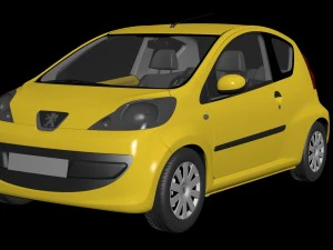 Peugeot 107 Modelo 3D