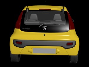 peugeot 107 Modelo 3D