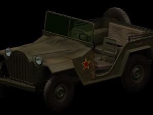 gaz 67 3D मॉडल