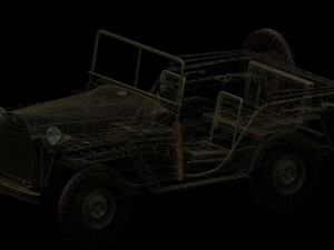 gaz 67 Model 3D
