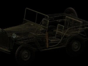 gaz 67 3D Model