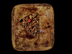 slice of chocolate cake 3D Model