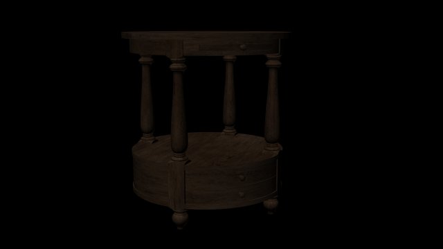 decorative table 3D Модель .c4d .max .obj .3ds .fbx .stl .blend 