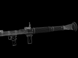 grenade launcher Modello 3D