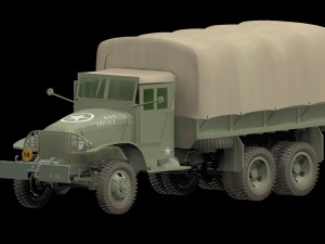 us army truck gmc cckw 353-a Model 3D
