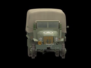 us army truck gmc cckw 353-a Modello 3D