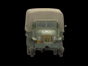 us army truck gmc cckw 353-a 3D Model