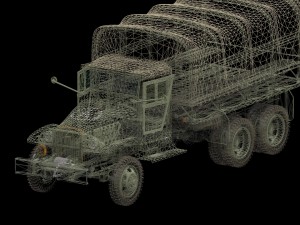 us army truck gmc cckw 353-a Modello 3D
