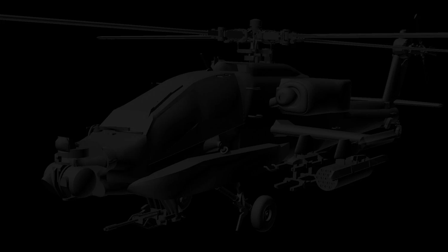 impact helicopter apache 3D Model .c4d .max .obj .3ds .fbx .stl .blend 