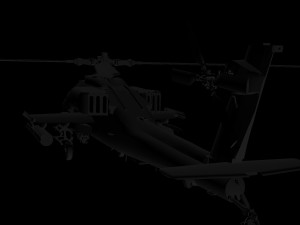 impact helicopter apache Modelo 3D