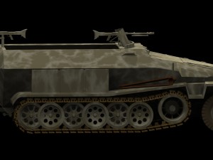 apc sd kfz 251 3D-Modell