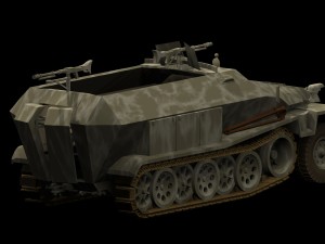 apc sd kfz 251 3D-Modell