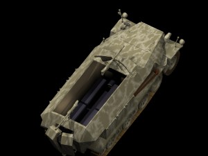 apc sd kfz 251 3D-Modell