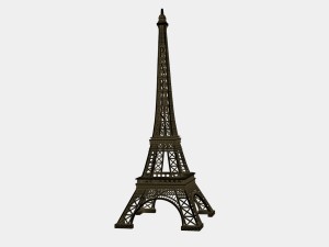 mini eiffel tower Model 3D
