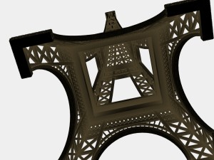 mini eiffel tower 3D Model