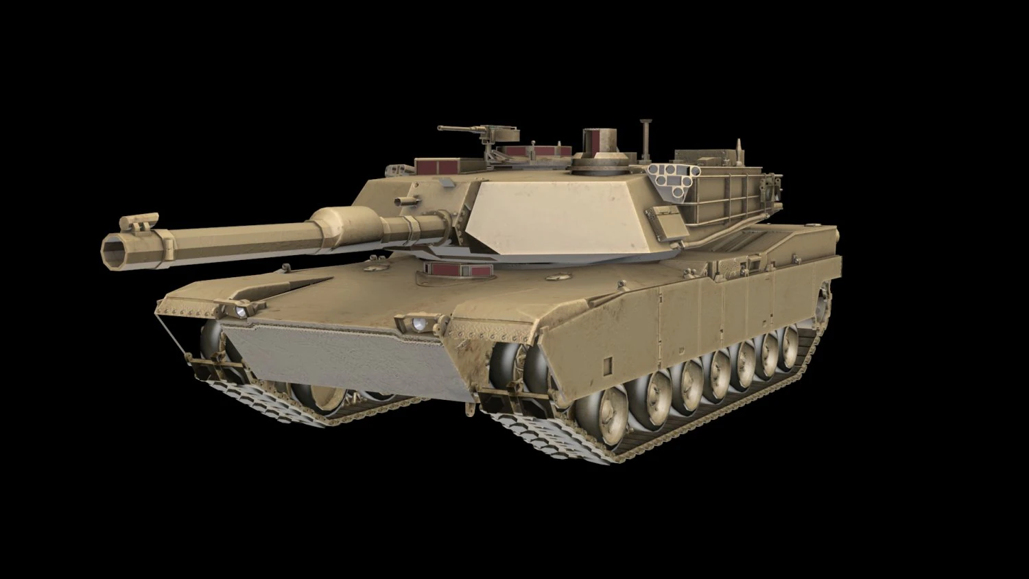 abrams tank 3D Model .c4d .max .obj .3ds .fbx .stl .blend 