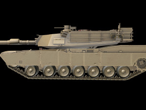 abrams tank 3D मॉडल