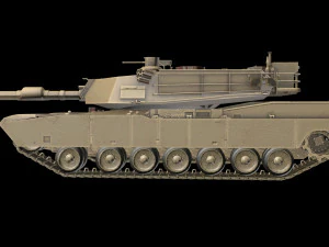 abrams tank 3D Model