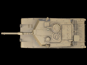 abrams tank 3D मॉडल