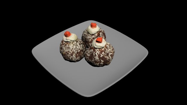 cake potato Modèle 3D .c4d .max .obj .3ds .fbx .stl .blend 