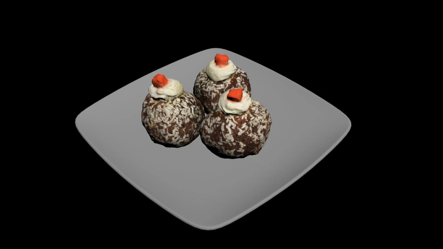 torta di patate Modello 3D .c4d .max .obj .3ds .fbx .stl .blend 