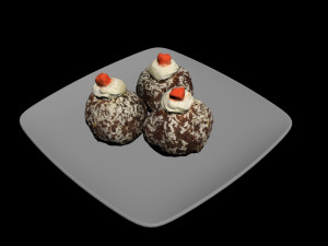 cake potato 3D मॉडल