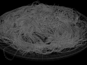 pasta with tomato sauce Modèle 3D