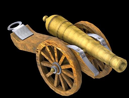 cannon 3D Model .c4d .max .obj .3ds .fbx .stl .blend 