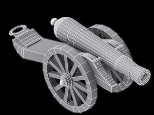 cannon Modelo 3D