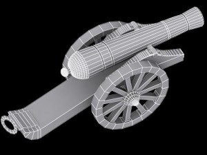 cannon Modelo 3D