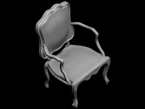 armchair Model 3D