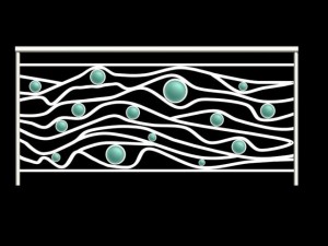 ocean wave railling 3D Model
