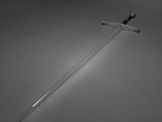 aragorn strider sword 3D Model .c4d .max .obj .3ds .fbx .stl .blend 
